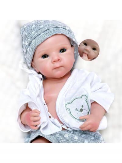 Кукла Реборн Premium Silicon девочка Саманта, 33 см-2