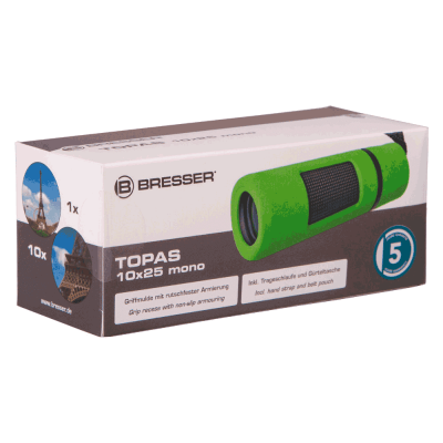 Монокуляр Bresser Topas 10x25 Green - 9