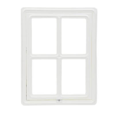 Дверь-лаз для кошек и собак Gateaway 46*36*2 см, белый-2