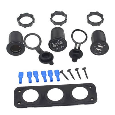 Фото: Панель розеток в автомобиль Anker 12-24V-3 Панель розеток в автомобиль Anker 12-24V-3