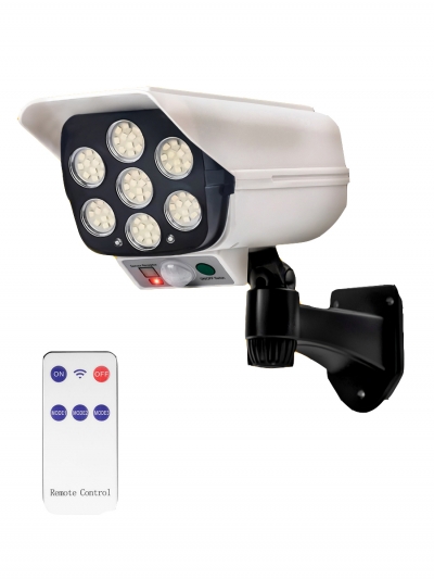 Уличный светильник на солнечной батарее с имитацией камеры видеонаблюдения Glowspy-1