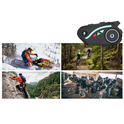Bluetooth мотогарнитура Houtonsen V8, на 8 человек-5