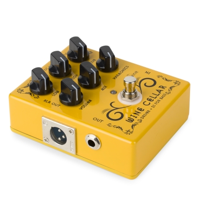 Педаль эффектов для электрогитары и бас-гитары Caline CP-60 Wine Cellar Bass Overdrive + DI box-5