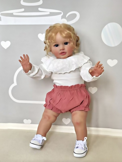Фото: Мягконабивная кукла Реборн девочка Мирослава, 65 см-7 Мягконабивная кукла Реборн девочка Мирослава, 65 см-7