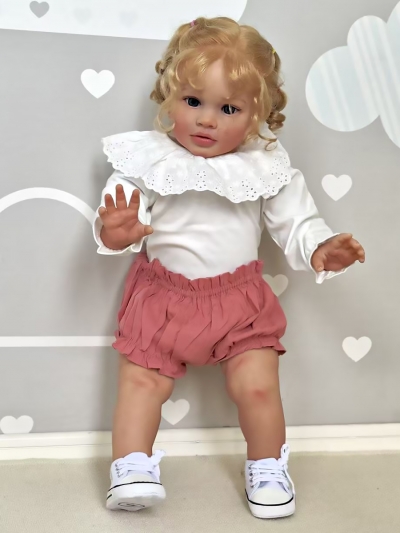 Фото: Мягконабивная кукла Реборн девочка Мирослава, 65 см-3 Мягконабивная кукла Реборн девочка Мирослава, 65 см-3