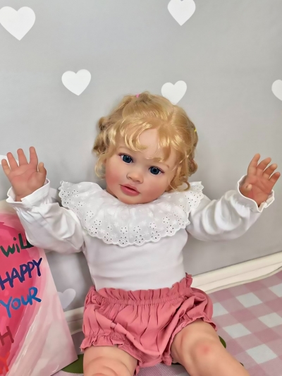 Фото: Мягконабивная кукла Реборн девочка Мирослава, 65 см-4 Мягконабивная кукла Реборн девочка Мирослава, 65 см-4