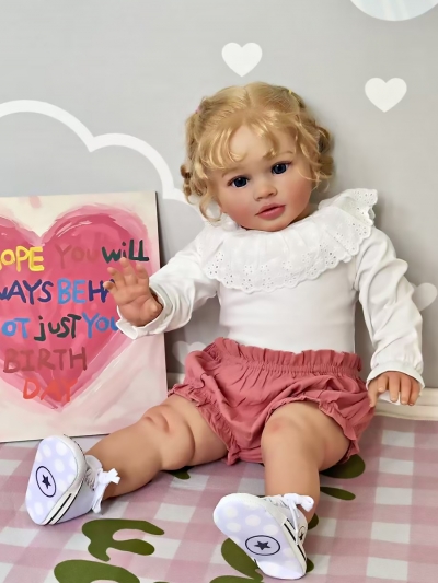 Фото: Мягконабивная кукла Реборн девочка Мирослава, 65 см-5 Мягконабивная кукла Реборн девочка Мирослава, 65 см-5