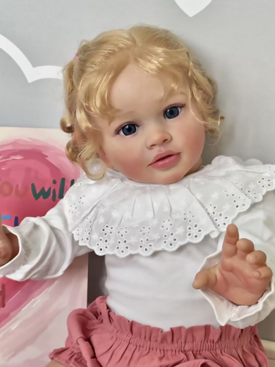 Фото: Мягконабивная кукла Реборн девочка Мирослава, 65 см-6 Мягконабивная кукла Реборн девочка Мирослава, 65 см-6