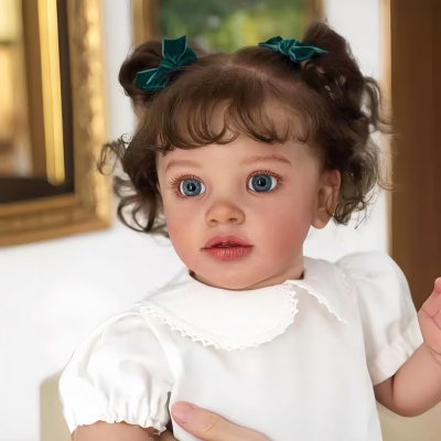 Фото: Мягконабивная кукла реборн девочка Ясмин, 65 см-2 Мягконабивная кукла реборн девочка Ясмин, 65 см-2