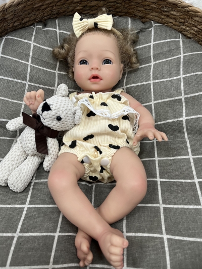 Фото: Силиконовая кукла Реборн девочка Стелла, 33 см-1 Силиконовая кукла Реборн девочка Стелла, 33 см-1