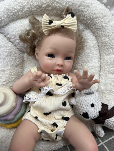 Фото: Силиконовая кукла Реборн девочка Стелла, 33 см-2 Силиконовая кукла Реборн девочка Стелла, 33 см-2