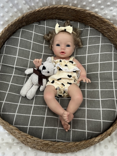 Фото: Силиконовая кукла Реборн девочка Стелла, 33 см-3 Силиконовая кукла Реборн девочка Стелла, 33 см-3