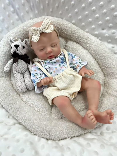 Фото: Силиконовая кукла Реборн девочка Снежана, 33 см-7 Силиконовая кукла Реборн девочка Снежана, 33 см-7