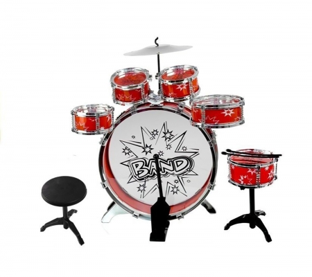 Фото: Детская барабанная установка PlayDrum со стульчиком-1 Детская барабанная установка PlayDrum со стульчиком-1