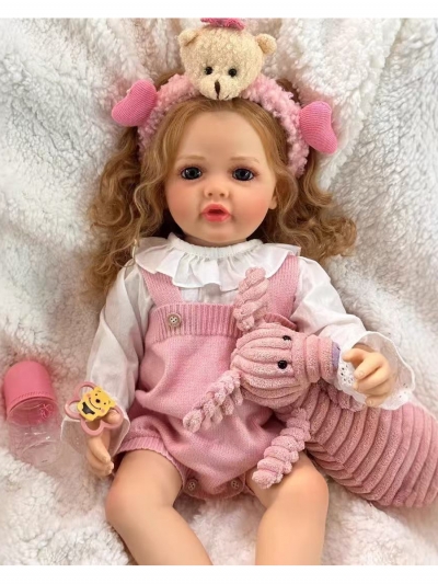 Фото: Силиконовая кукла Реборн девочка Элизабет, 55 см-4 Силиконовая кукла Реборн девочка Элизабет, 55 см-4