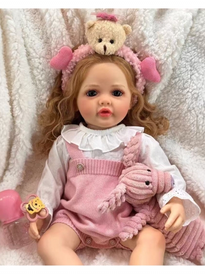 Фото: Силиконовая кукла Реборн девочка Элизабет, 55 см-3 Силиконовая кукла Реборн девочка Элизабет, 55 см-3