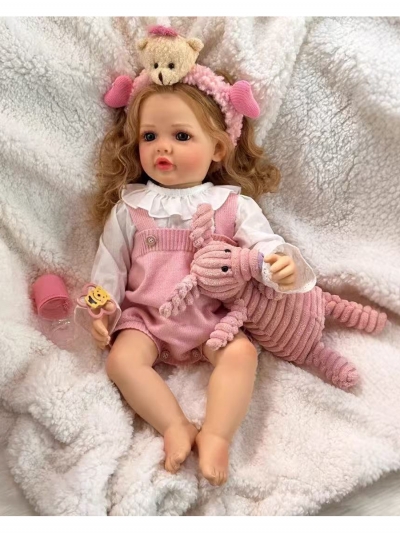 Фото: Силиконовая кукла Реборн девочка Элизабет, 55 см-2 Силиконовая кукла Реборн девочка Элизабет, 55 см-2