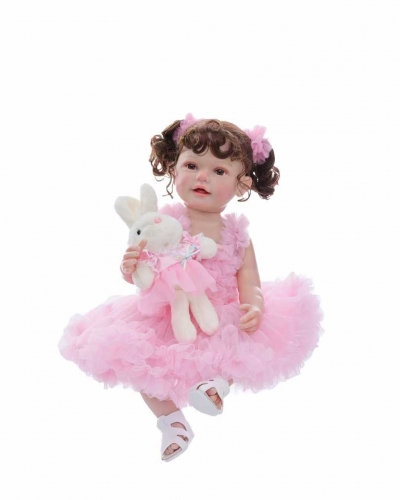 Фото: Силиконовая кукла Реборн девочка Габриэль, 55 см-3 Силиконовая кукла Реборн девочка Габриэль, 55 см-3