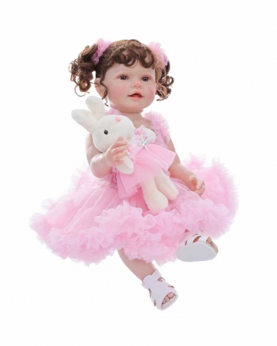 Фото: Силиконовая кукла Реборн девочка Габриэль, 55 см-2 Силиконовая кукла Реборн девочка Габриэль, 55 см-2