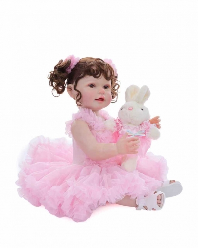 Фото: Силиконовая кукла Реборн девочка Габриэль, 55 см-1 Силиконовая кукла Реборн девочка Габриэль, 55 см-1