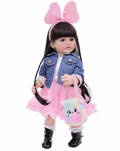 Фото: Силиконовая кукла Реборн девочка Шарлотта, 55 см-8 Силиконовая кукла Реборн девочка Шарлотта, 55 см-8