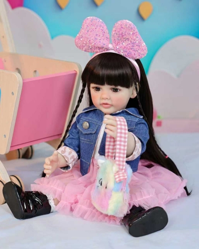 Фото: Силиконовая кукла Реборн девочка Шарлотта, 55 см-5 Силиконовая кукла Реборн девочка Шарлотта, 55 см-5