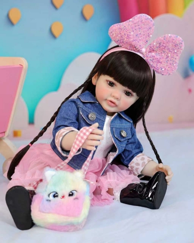 Фото: Силиконовая кукла Реборн девочка Шарлотта, 55 см-4 Силиконовая кукла Реборн девочка Шарлотта, 55 см-4