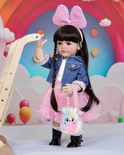 Фото: Силиконовая кукла Реборн девочка Шарлотта, 55 см-3 Силиконовая кукла Реборн девочка Шарлотта, 55 см-3