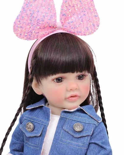 Фото: Силиконовая кукла Реборн девочка Шарлотта, 55 см-1 Силиконовая кукла Реборн девочка Шарлотта, 55 см-1