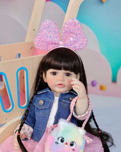 Фото: Силиконовая кукла Реборн девочка Шарлотта, 55 см-2 Силиконовая кукла Реборн девочка Шарлотта, 55 см-2