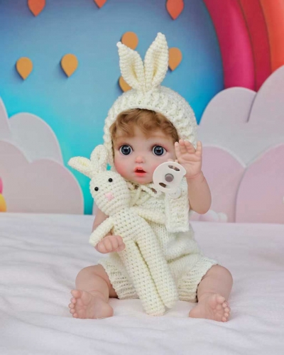 Фото: Силиконовая кукла Реборн девочка Эстель, 55 см-6 Силиконовая кукла Реборн девочка Эстель, 55 см-6