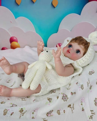 Фото: Силиконовая кукла Реборн девочка Эстель, 55 см-4 Силиконовая кукла Реборн девочка Эстель, 55 см-4