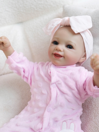 Мягконабивная кукла Реборн девочка Лана, 42 см-10