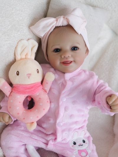 Мягконабивная кукла Реборн девочка Лана, 42 см-8