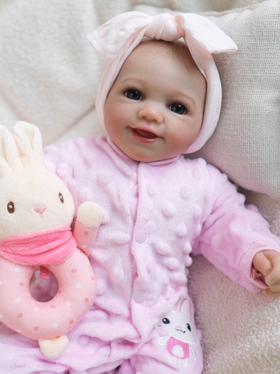 Мягконабивная кукла Реборн девочка Лана, 42 см-4