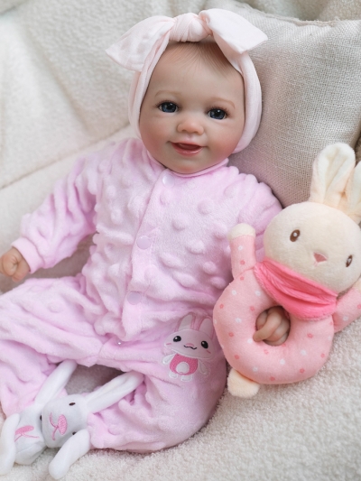 Мягконабивная кукла Реборн девочка Лана, 42 см-5