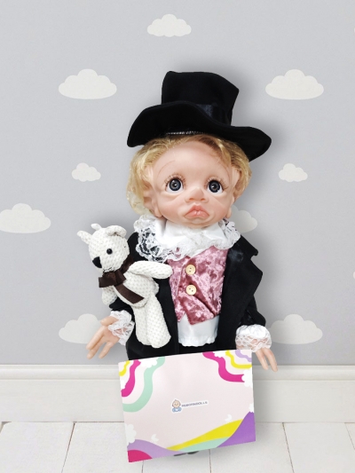 Силиконовая кукла Реборн эльф Добби, 42 см-1