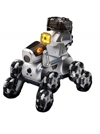 Радиоуправляемая интерактивная игрушка робот-собака RoboticRex с бластером-5