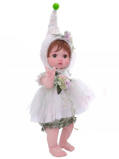 Силиконовая кукла Реборн девочка-фея Динь-Динь, 45 см-1