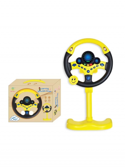 Детский музыкальный руль KidsWheel с креплением в автомобиле-4