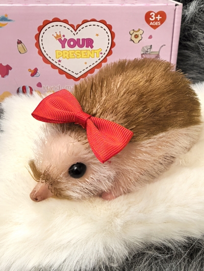 Силиконовый ежик реборн Tiggy с аксессуарами-4