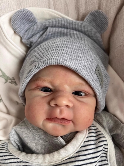 Силиконовая кукла Реборн мальчик Макар, 46 см-3