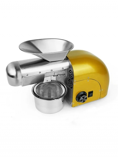 Маслопресс электрический для холодного и горячего отжима масла,1800W, золотой-2