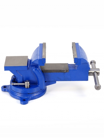 Тиски слесарные поворотные с наковальней IronForge VisePro, 200 мм-3