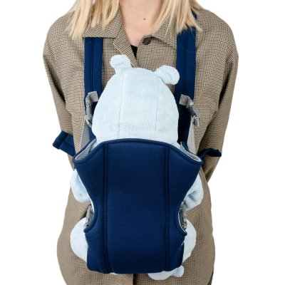 Рюкзак кенгуру для ребенка Baby Carrier Синий-3