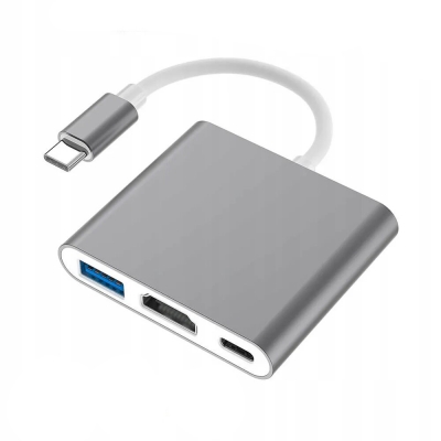 Переходник HUB USB3.0 - HDMI 4K - Type-C-1