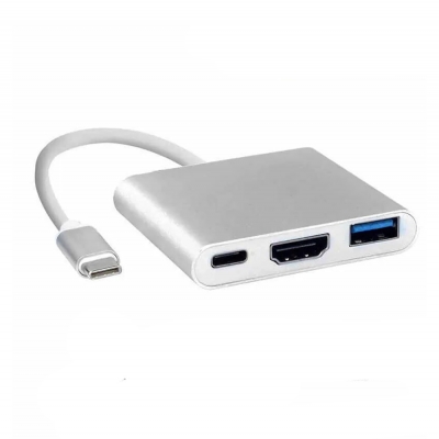 Переходник HUB USB3.0 - HDMI 4K - Type-C-2