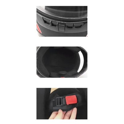 Фото: Мотошлем Defe черный матовый-3 Мотошлем Defe черный матовый-3