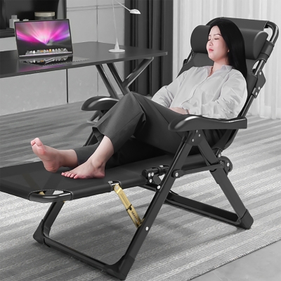 Шезлонг металлический Viva, 178х63х40-5