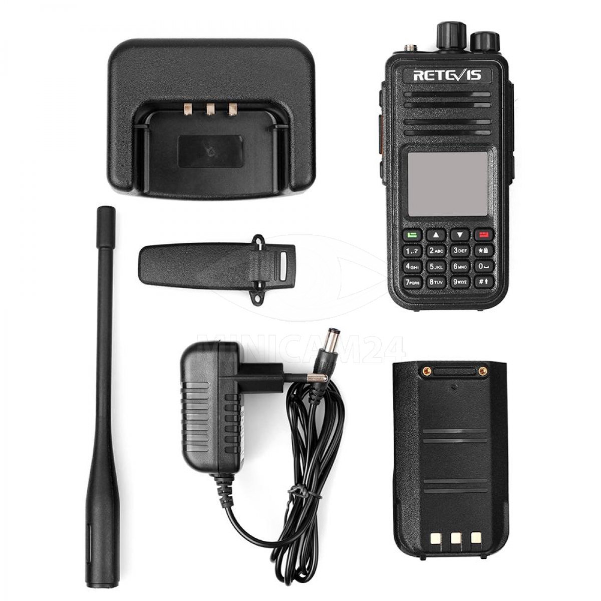 Цифроаналоговая (DMR) радиостанция Retevis RT3S с GPS